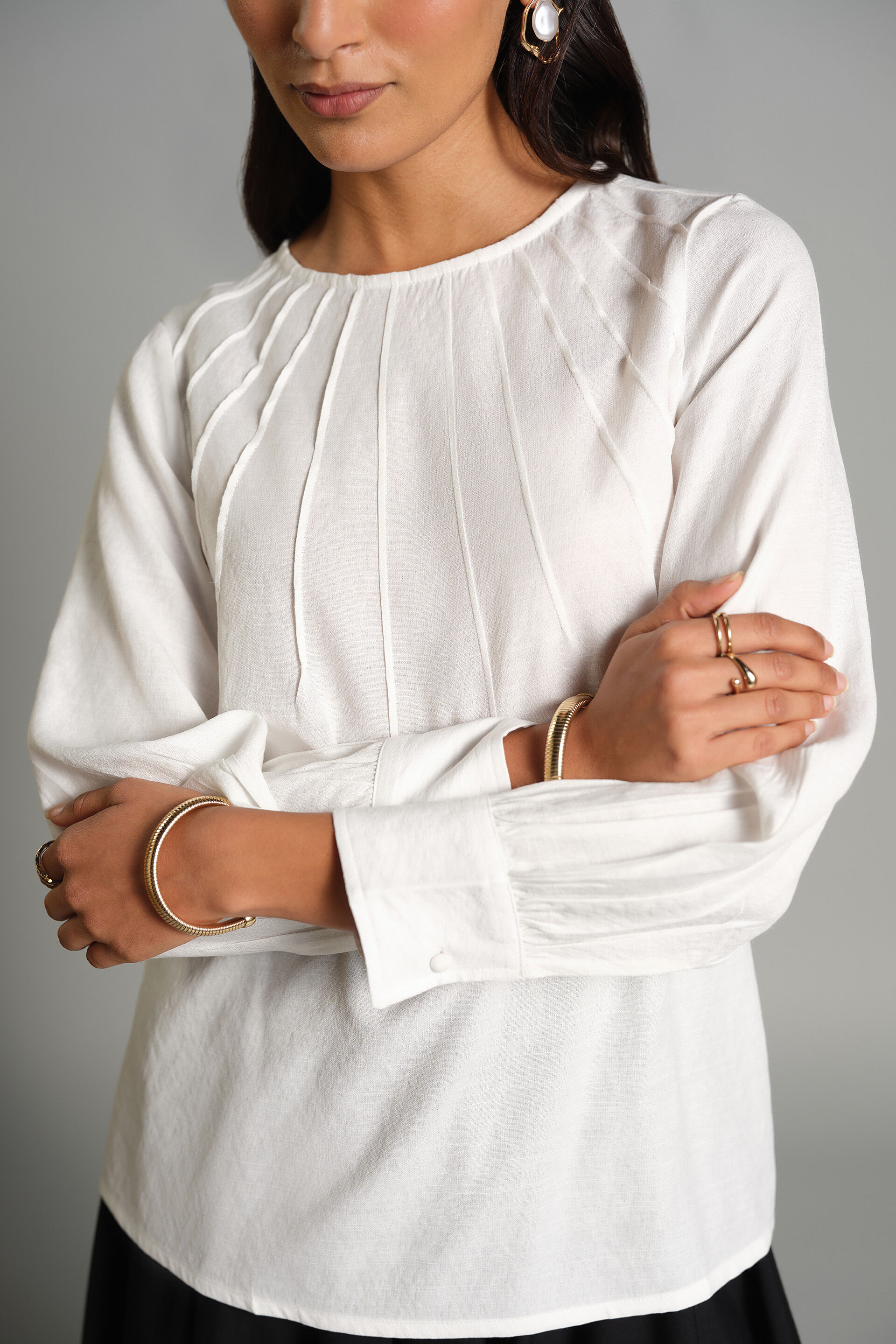 Classic Composure Top, White, image 6